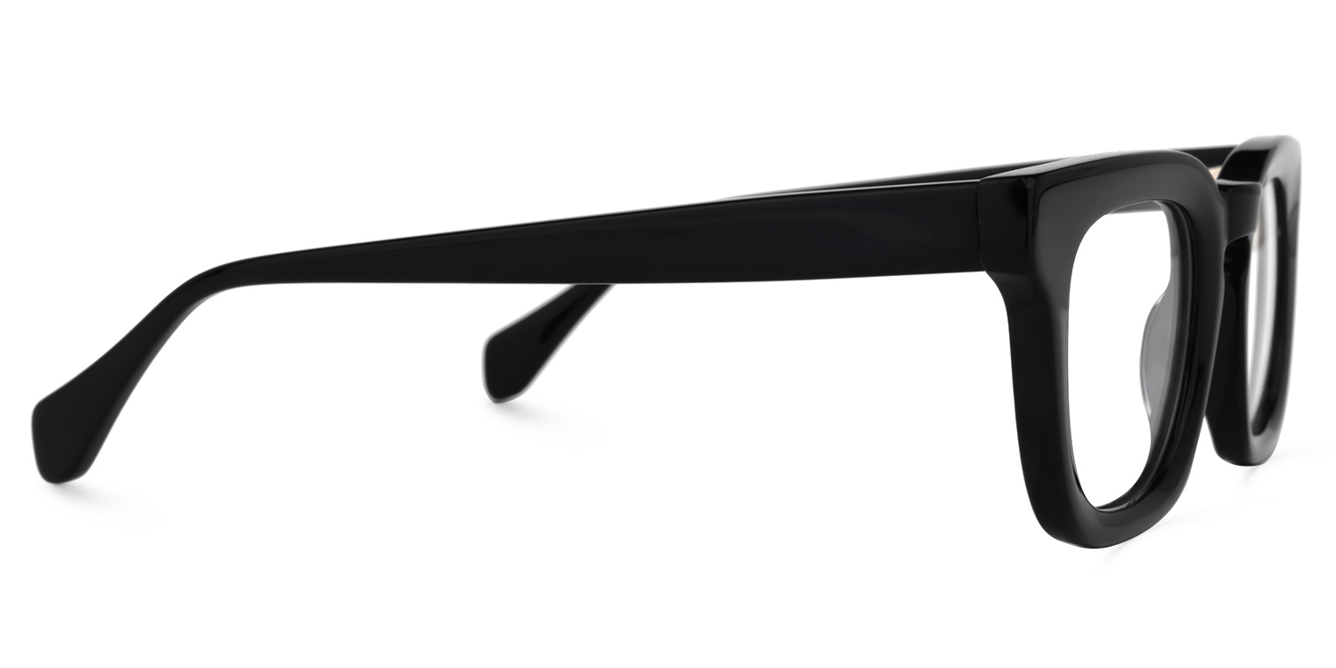 Tenika Square Black Glasses | ZEELOOL Canada2