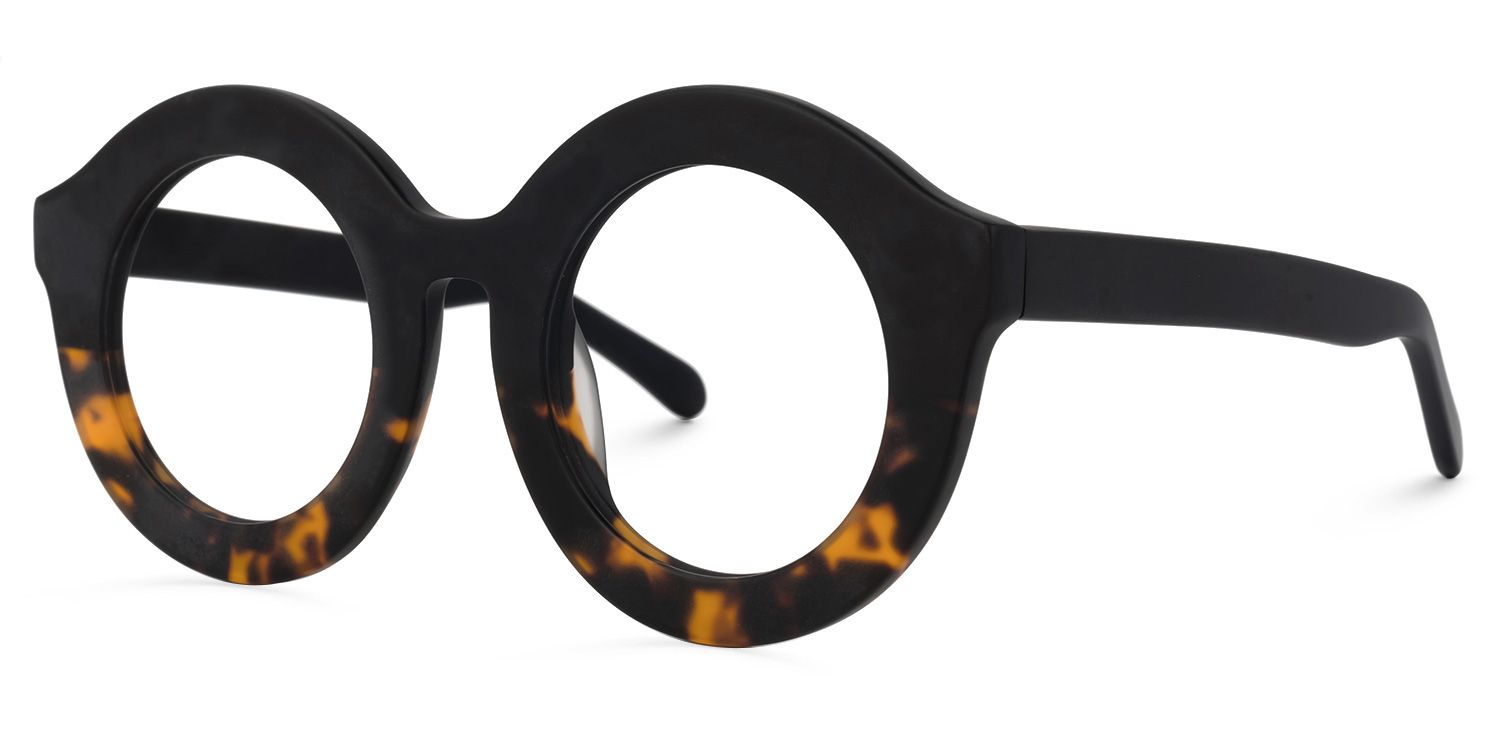Vilmary Round Tortoise Glasses | ZEELOOL Canada1