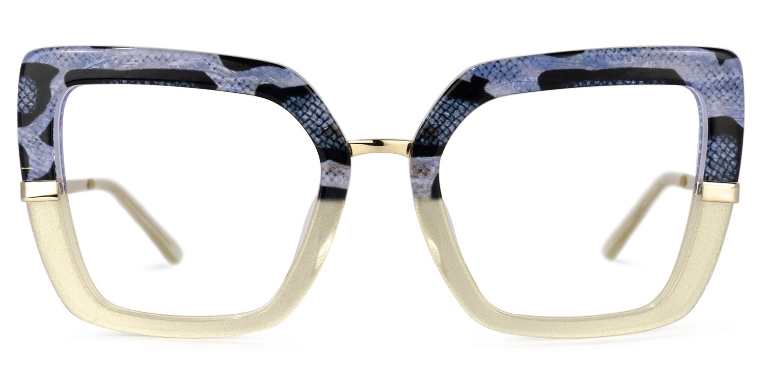 Natalin Square Snake/Skin Glasses | ZEELOOL Canada0