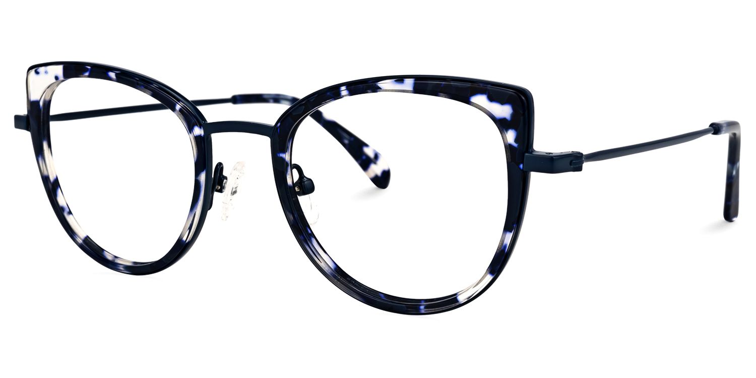 Taisha Cateye Blue-Tortoise Glasses | ZEELOOL Canada1