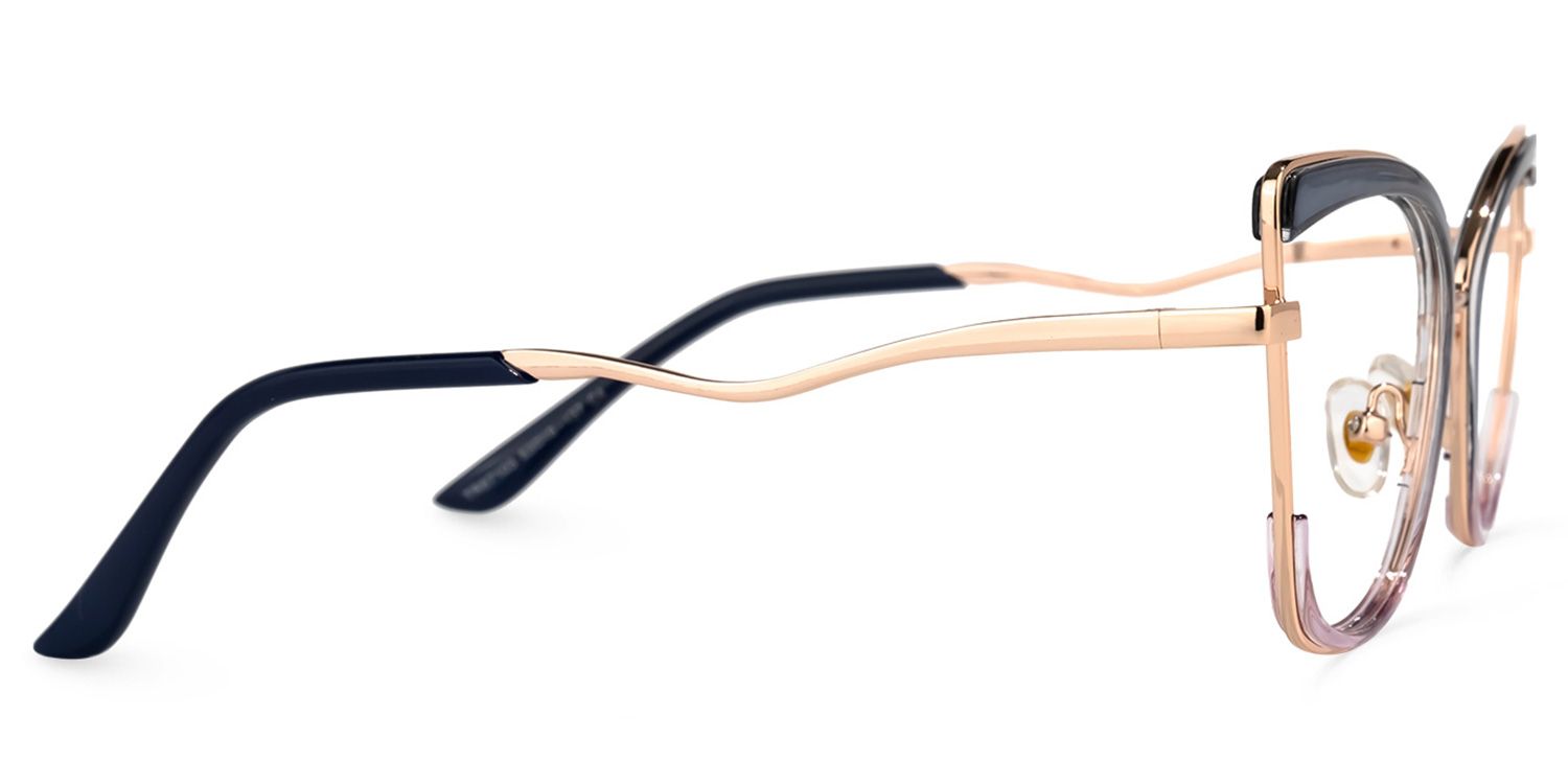 Benika Cateye Blue-Purple Glasses | ZEELOOL Canada2