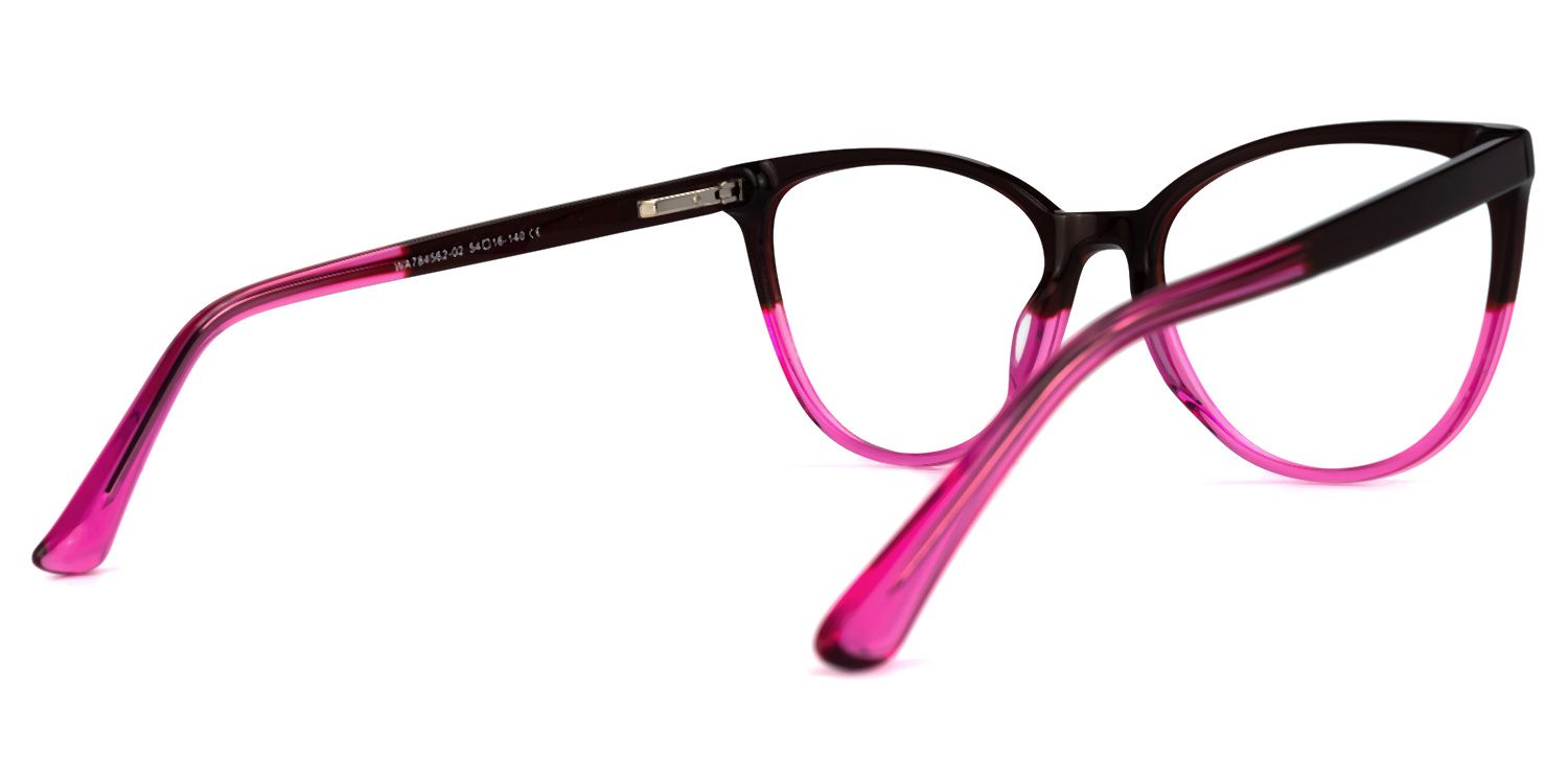 Rosario Cateye Purple Glasses | ZEELOOL Canada3
