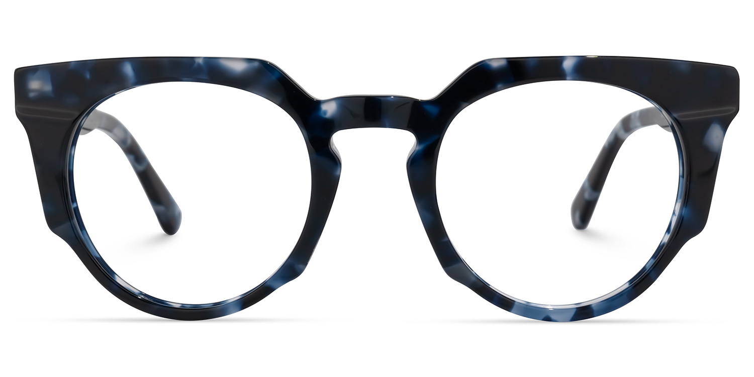 Jenkins Geometric Blue Glasses | ZEELOOL Canada0