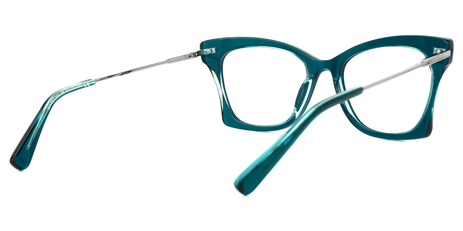 Tameron Butterfly Peacock-Blue Glasses3