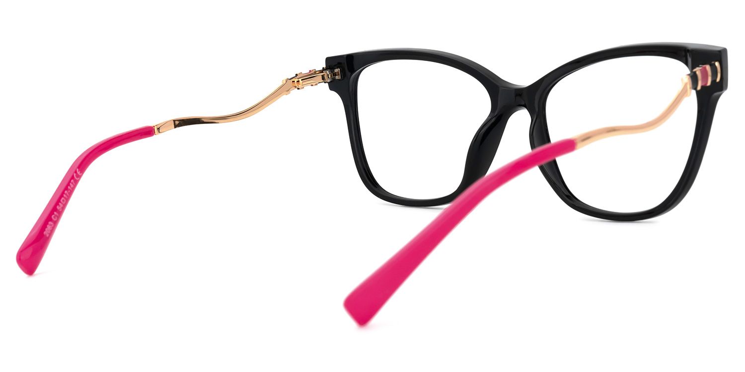 Stevens Cateye Black Glasses | ZEELOOL Canada3