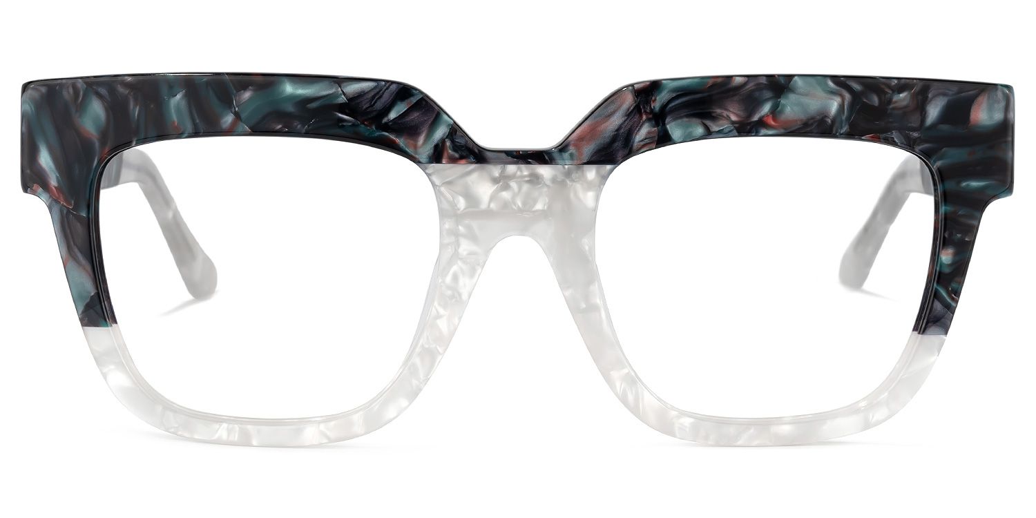 Carolann Square White Glasses | ZEELOOL Canada0