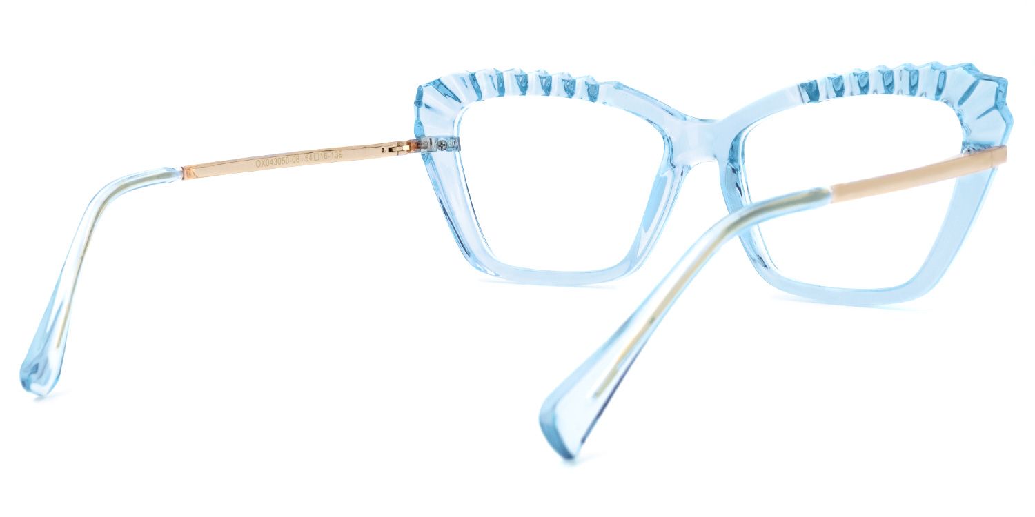 Sophie Cateye Light-Blue Glasses | ZEELOOL Canada3