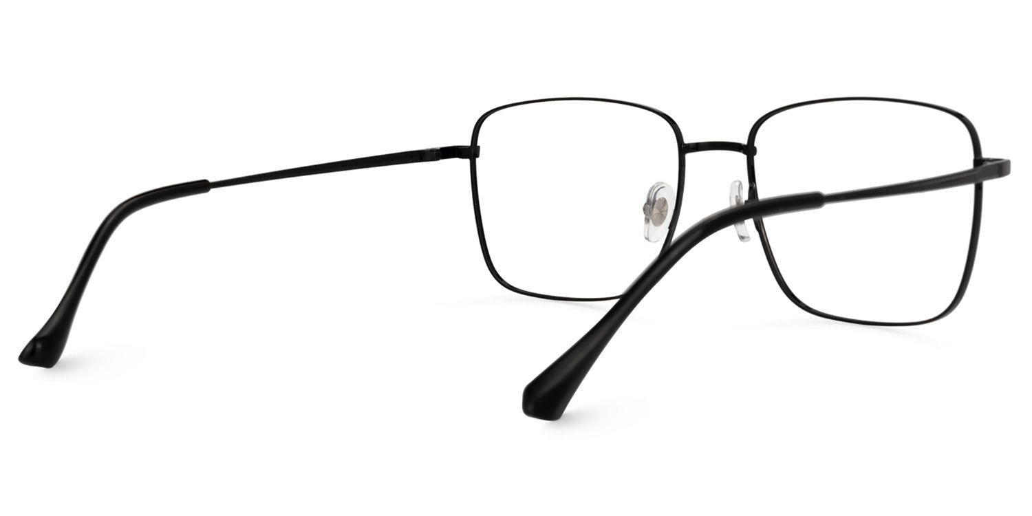 Earlene Square Black Glasses | ZEELOOL Canada3