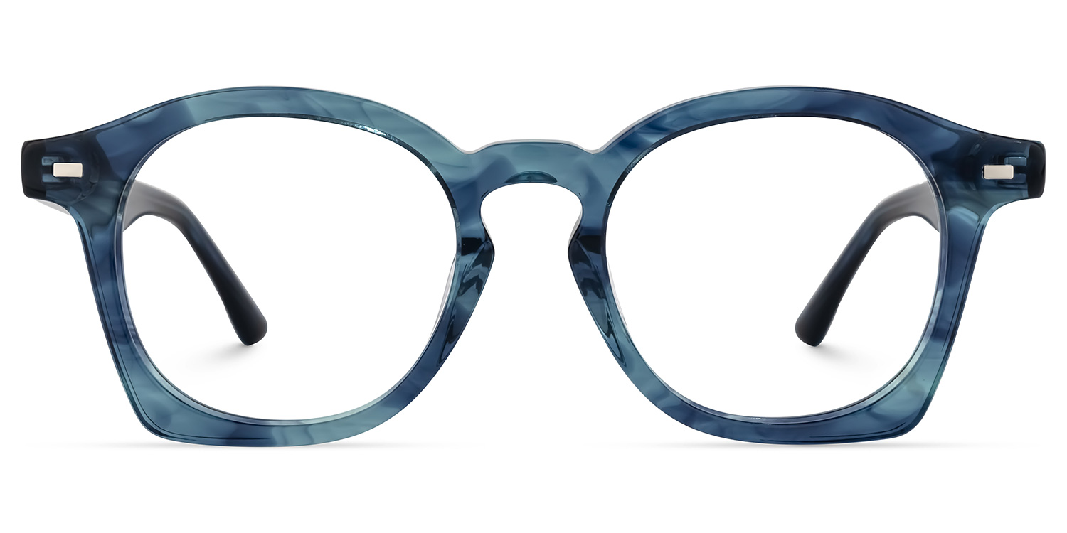 Natilus Round Blue Glasses0