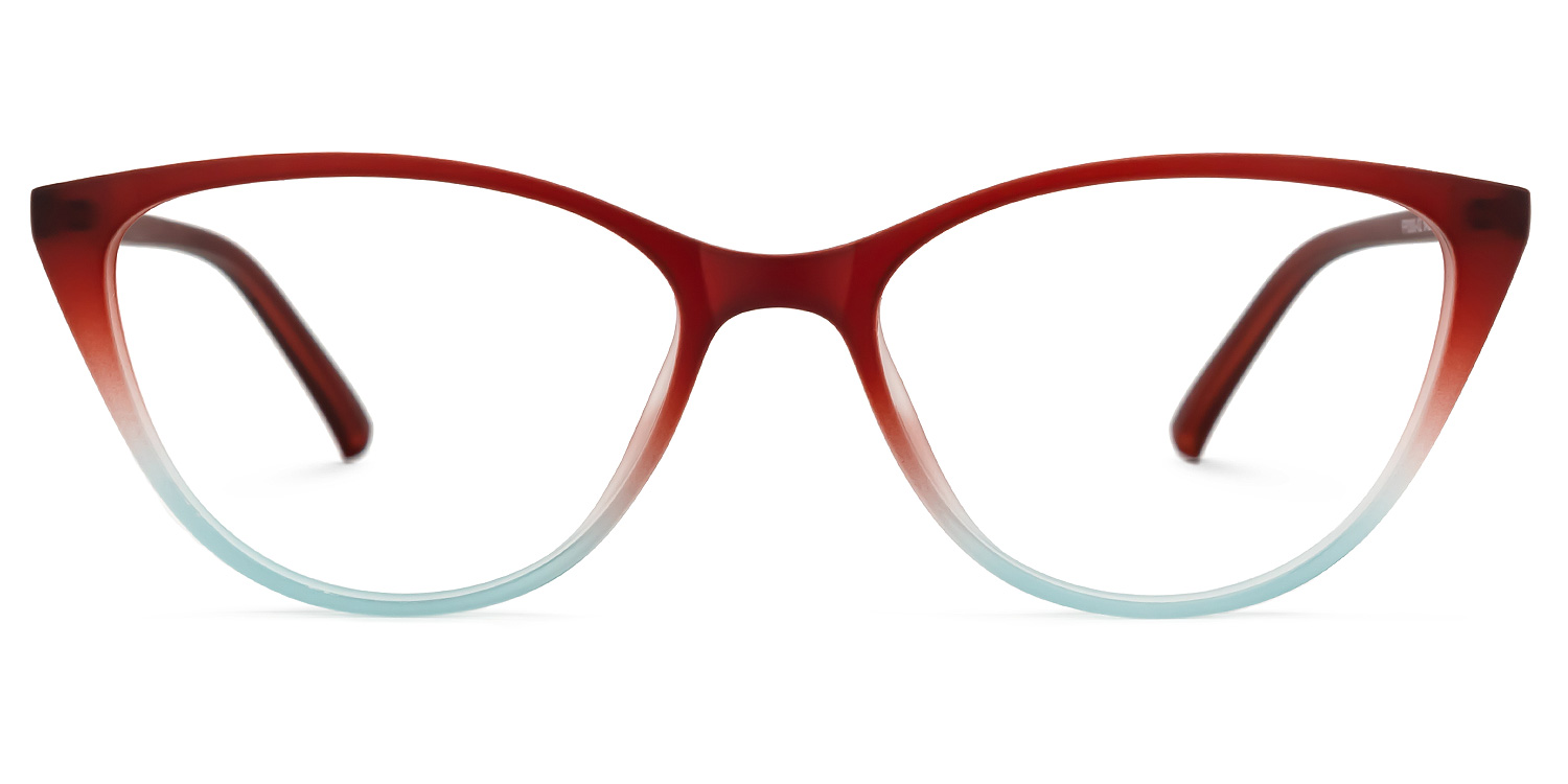 Lucy Cateye Red Glasses  | ZEELOOL Canada0