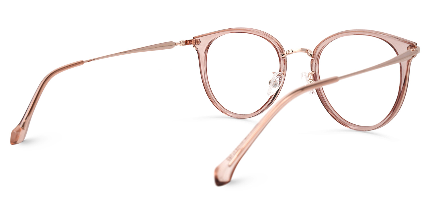 Yahaira Round Pink Glasses | ZEELOOL Canada3