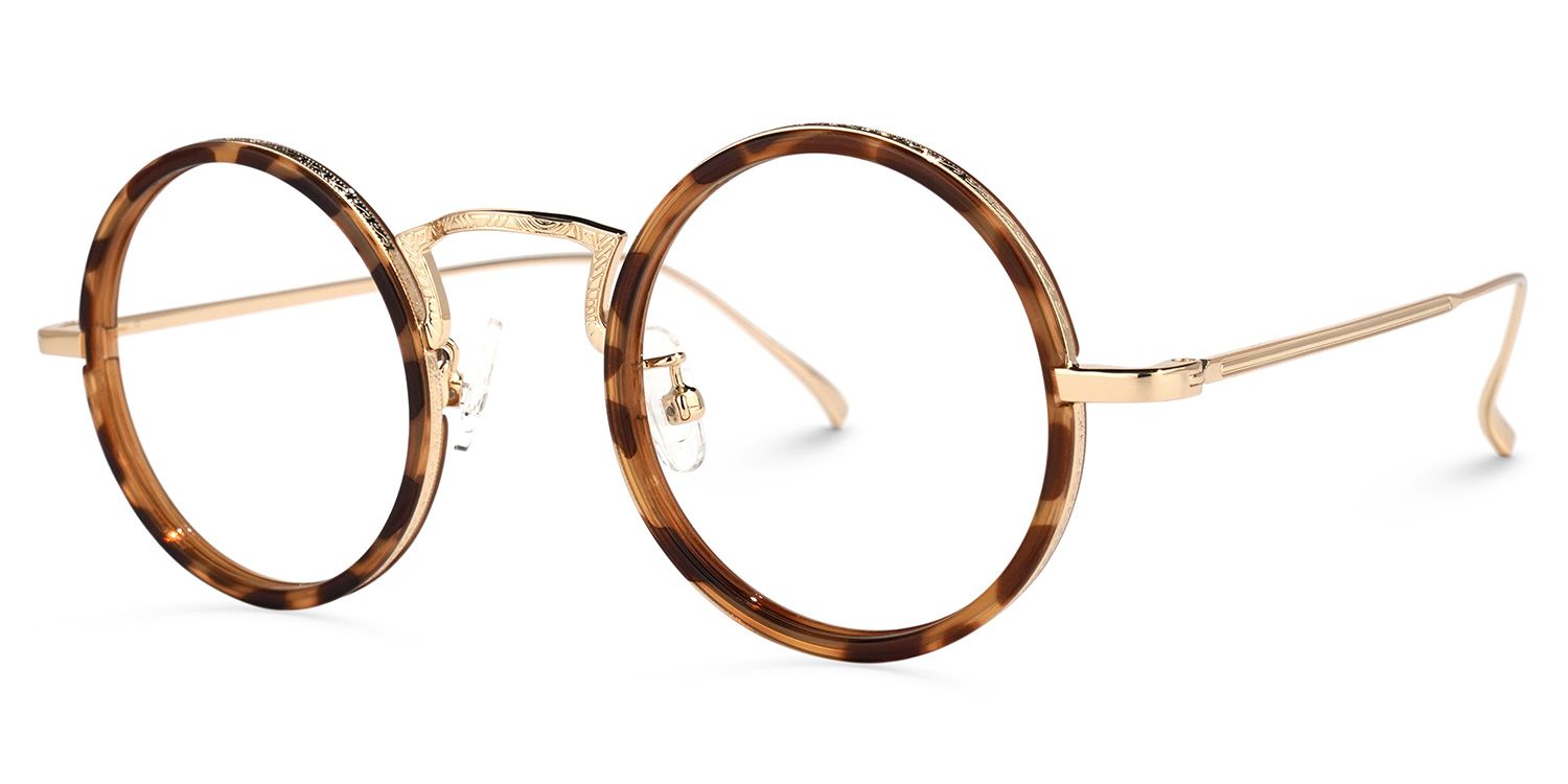 Alisa Round Tortoise Glasses | ZEELOOL Canada1