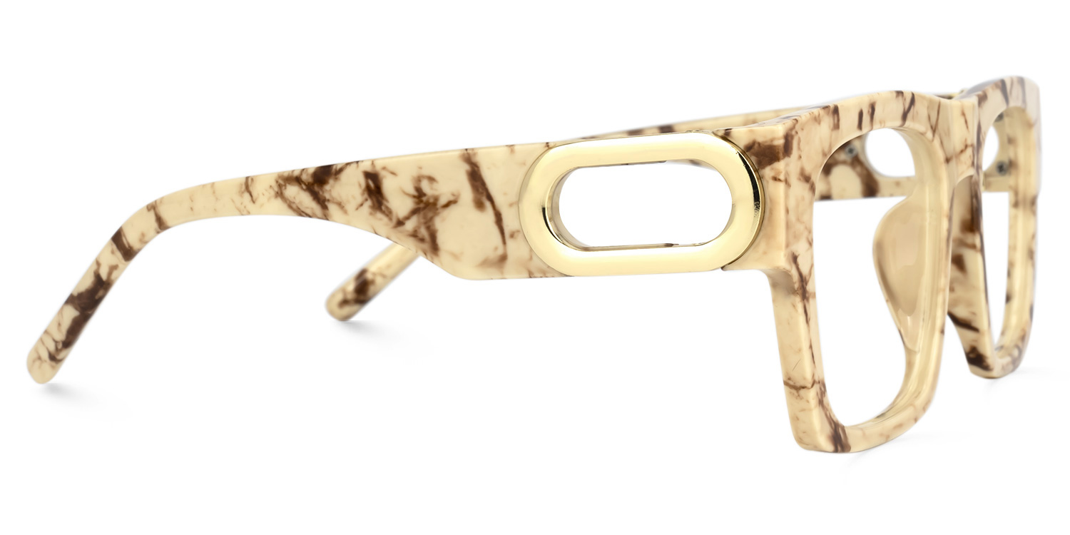 Suheil Square Beige Glasses2