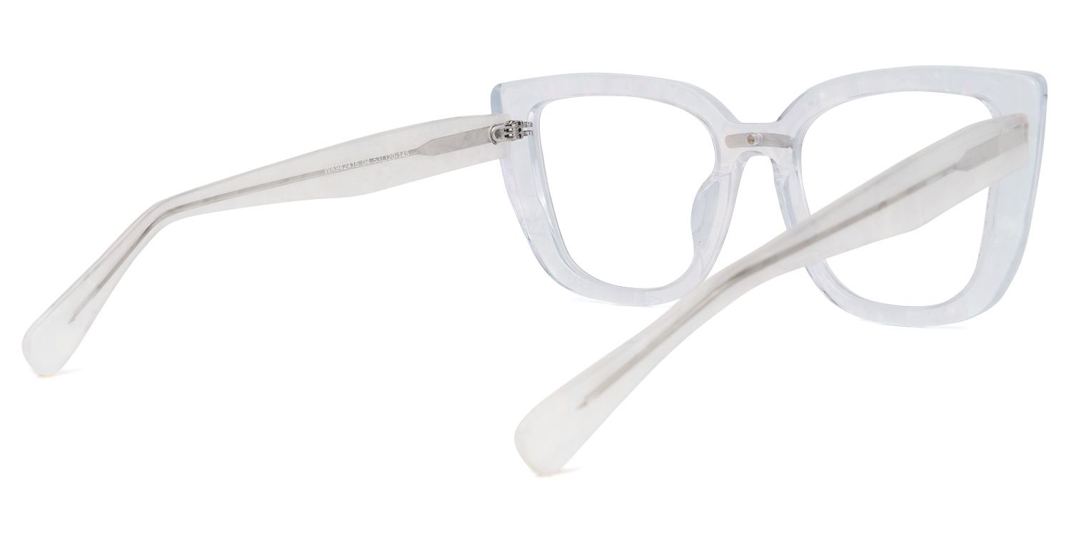Peggy Cateye Clear Glasses | ZEELOOL Canada3