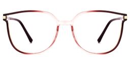 Annalisa Red Square Glasses0