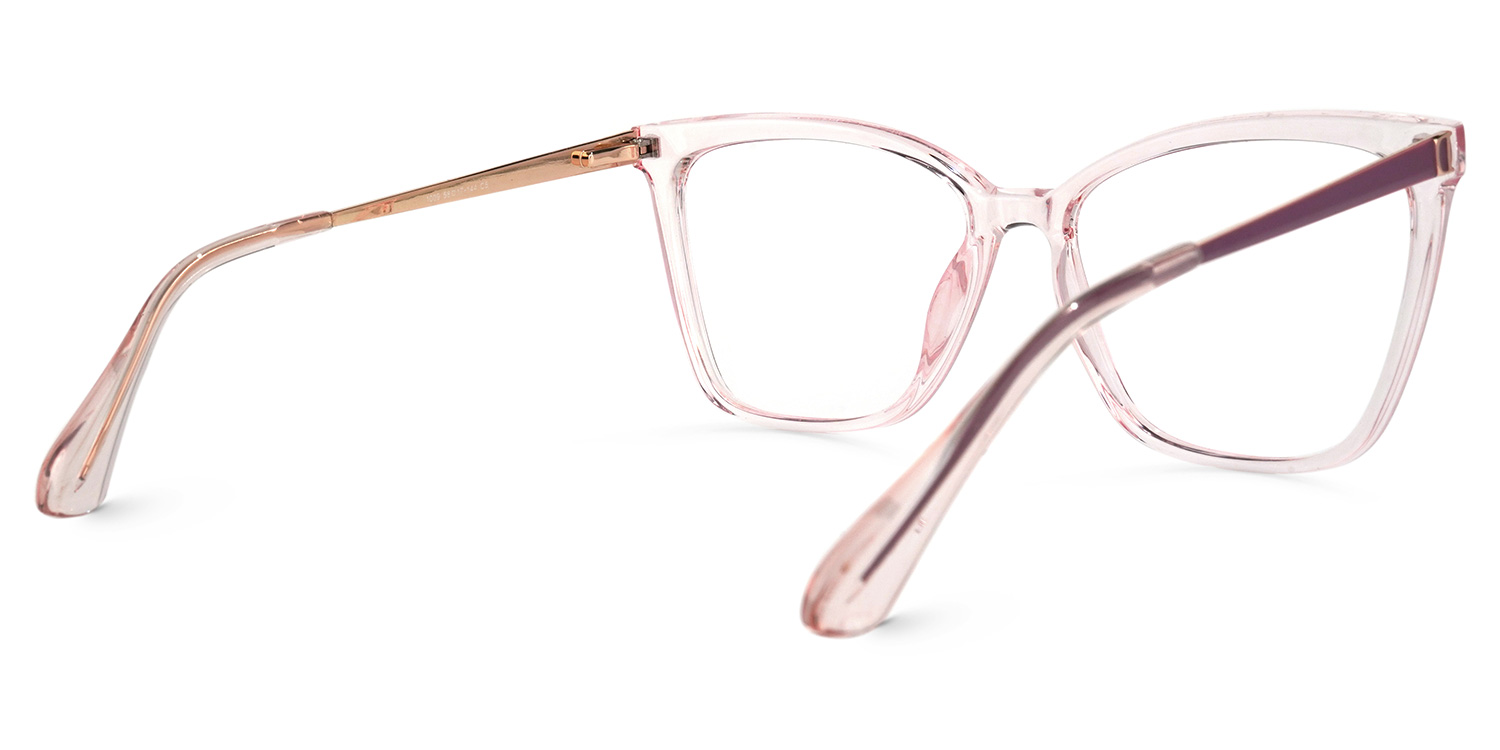 Roanoke Cateye Pink Glasses | ZEELOOL Canada3