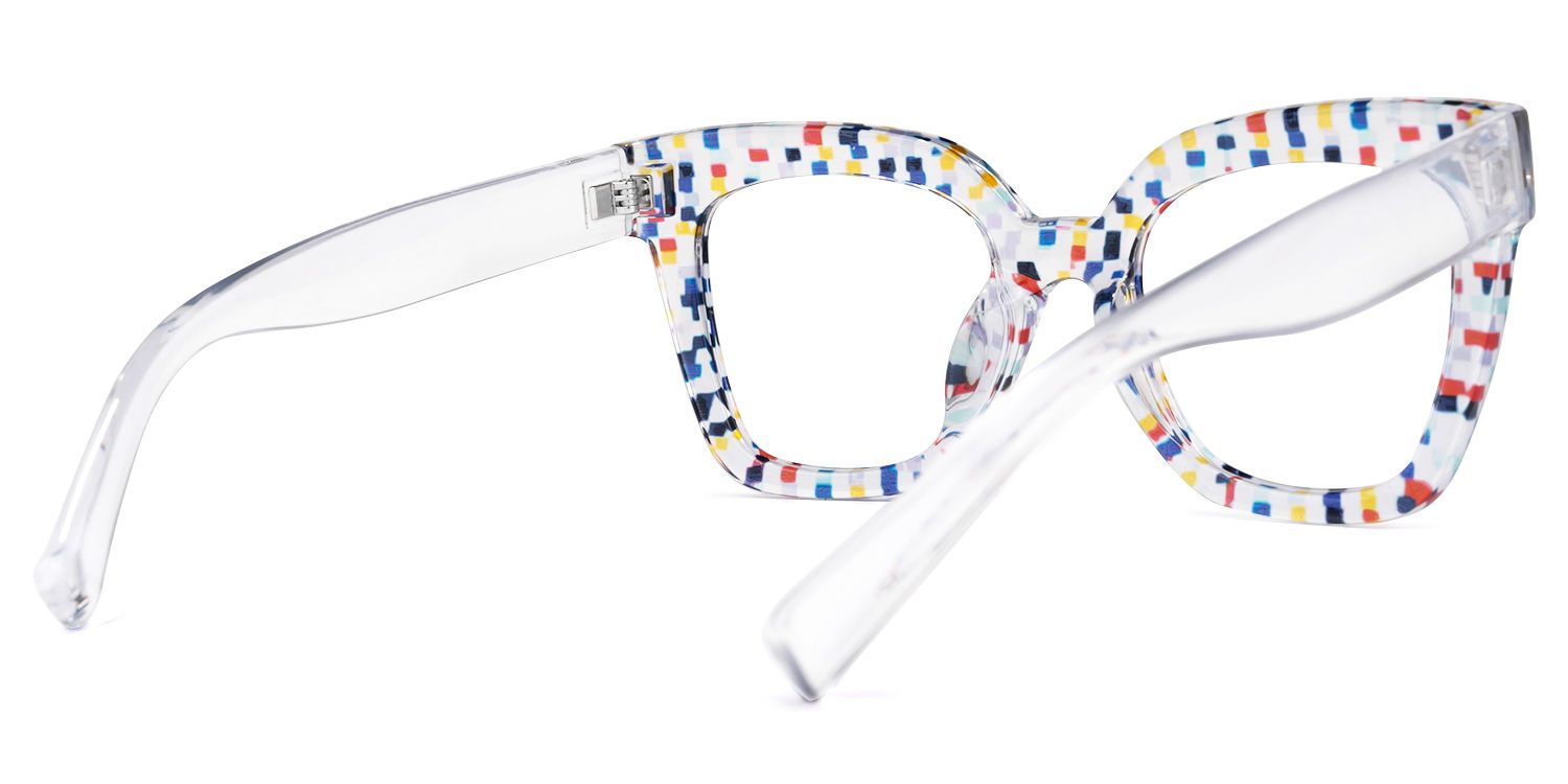 Malcolm Square Colorful Glasses | ZEELOOL Canada3