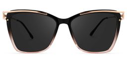 Krystle Square Multicolor Sunglasses0
