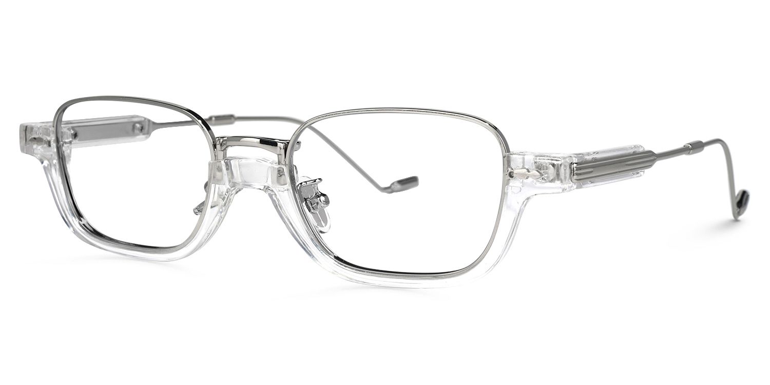 Coloow Rectangle Clear Glasses | ZEELOOL Canada1