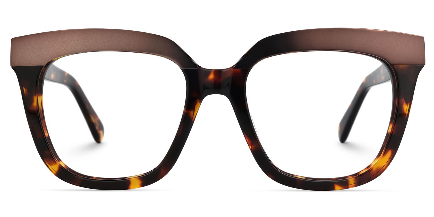 Milledge Square Tortoise Glasses | ZEELOOL Canada0