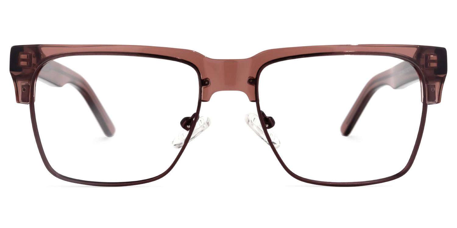 Mienzer Browline Brown Glasses | ZEELOOL Canada0