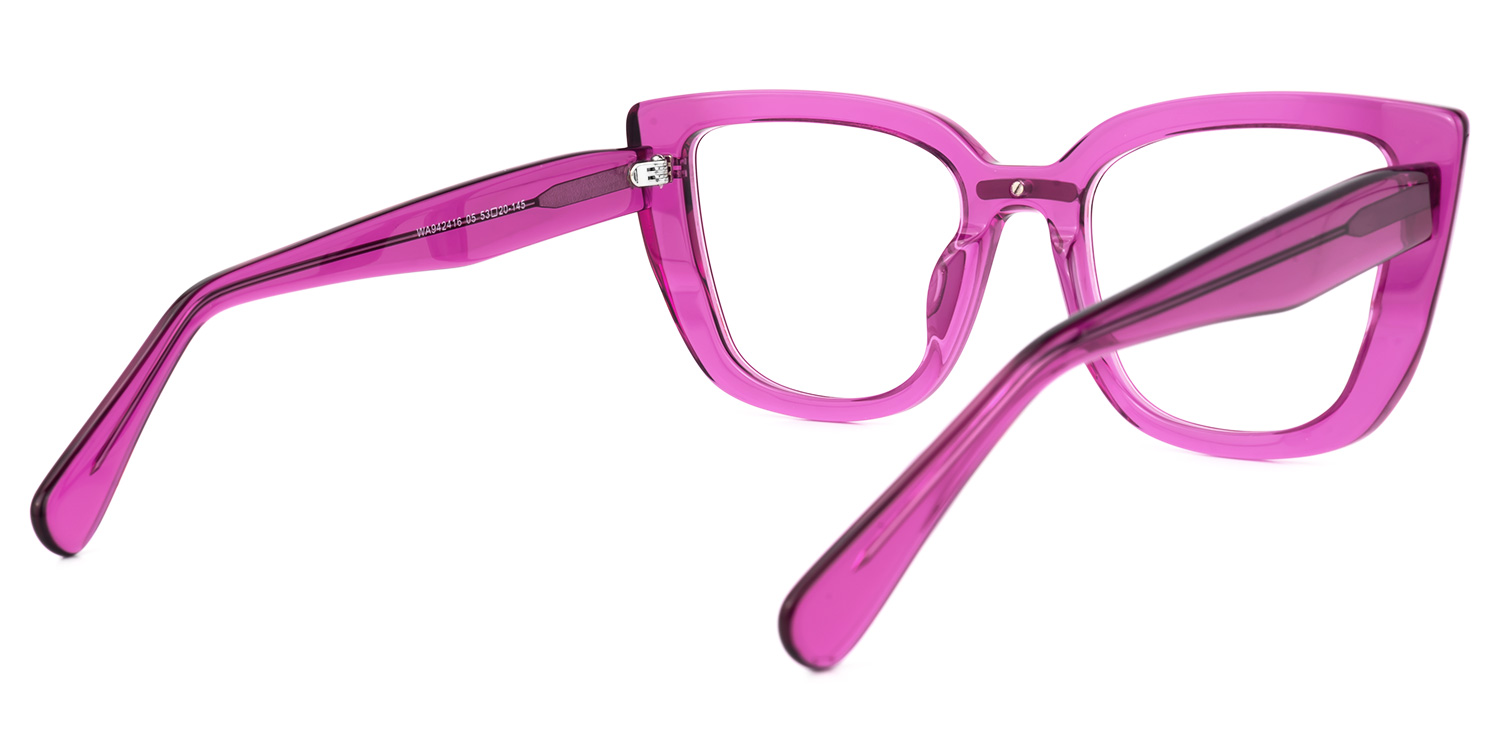 Peggy Cateye Purple Glasses | ZEELOOL Canada3