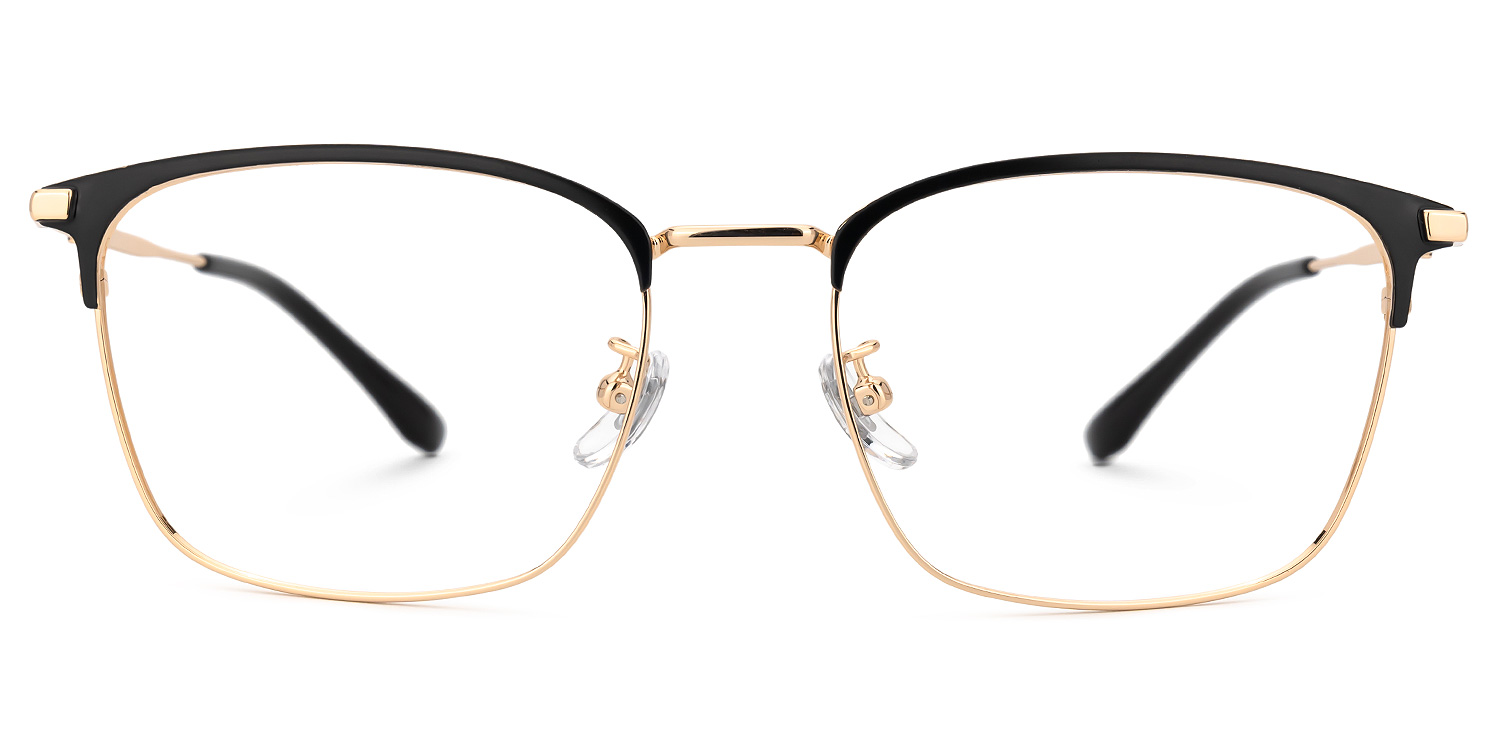 Stanage Browline Gold Glasses | ZEELOOL Canada0
