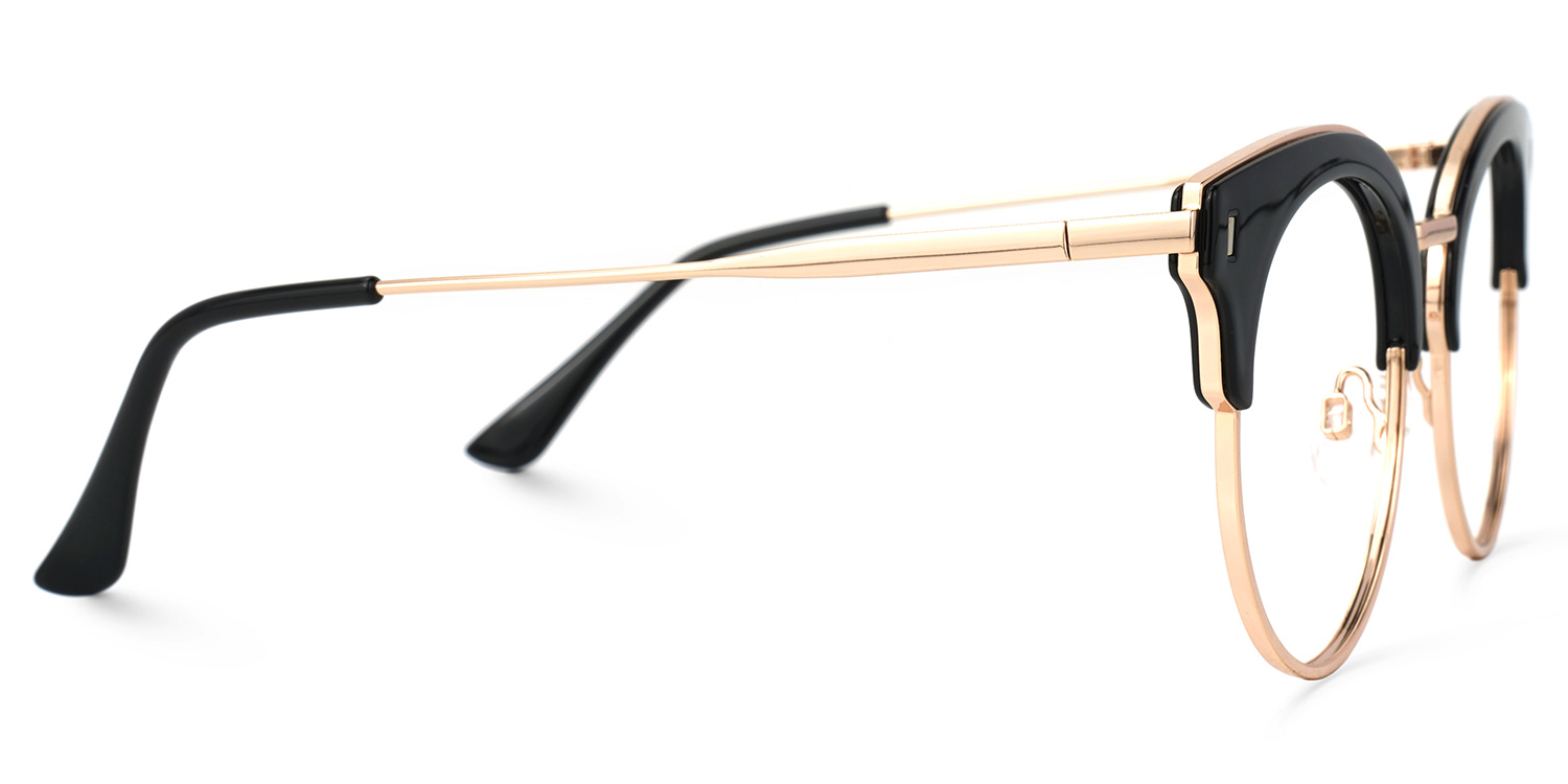 Trellis Browline Black Glasses | ZEELOOL Canada2