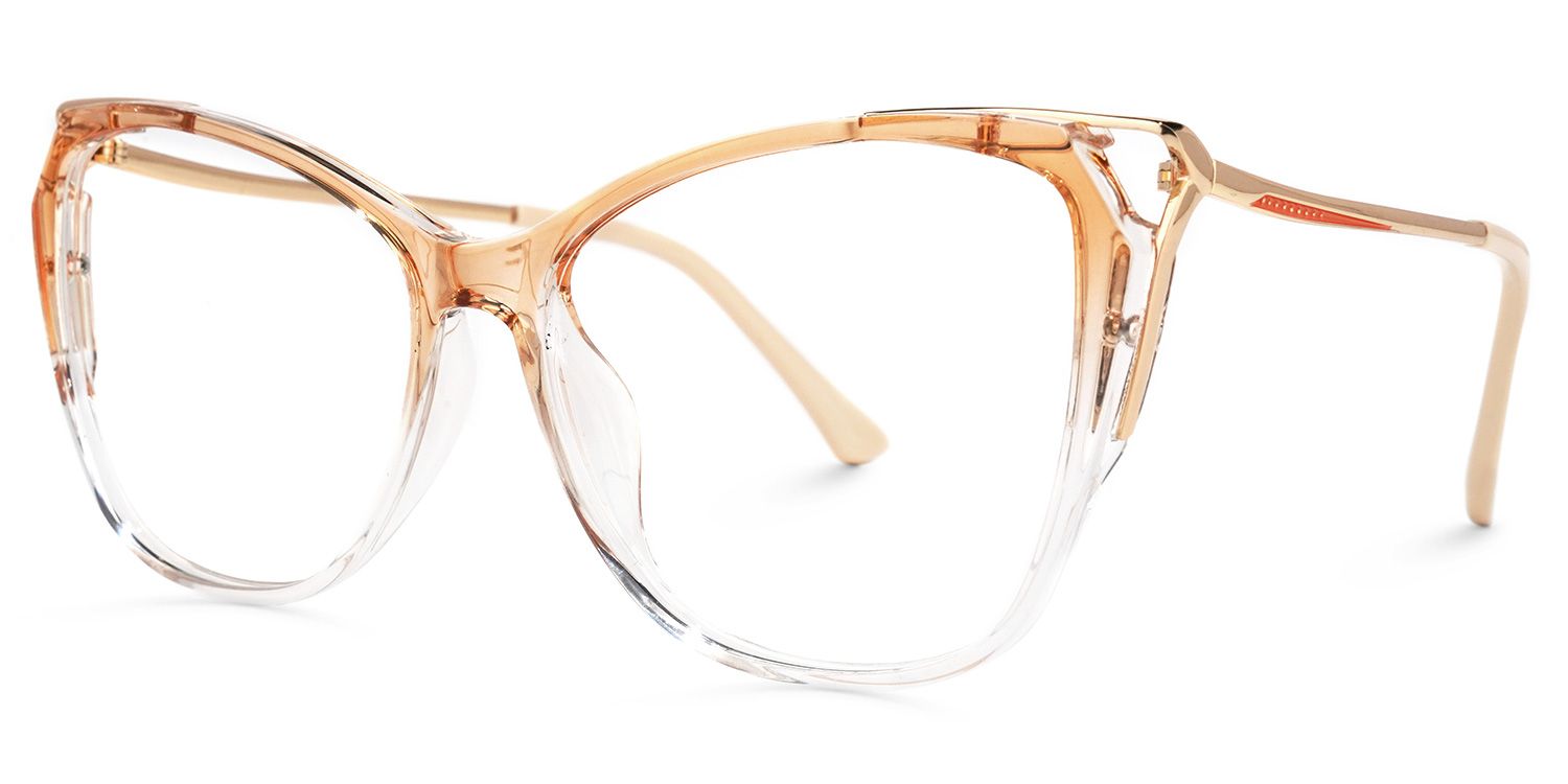 Oatis Cateye Clear Glasses | ZEELOOL Canada1