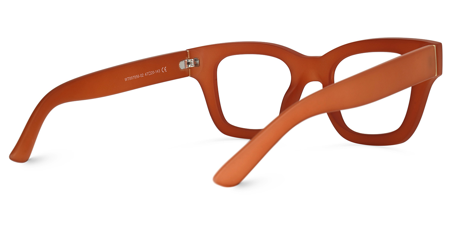 Adriane Square Brown Glasses | ZEELOOL Canada3