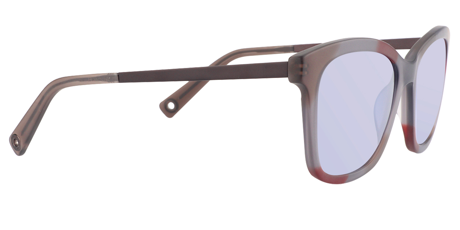 Rectangle Gray Sunglasses | ZEELOOL Canada4