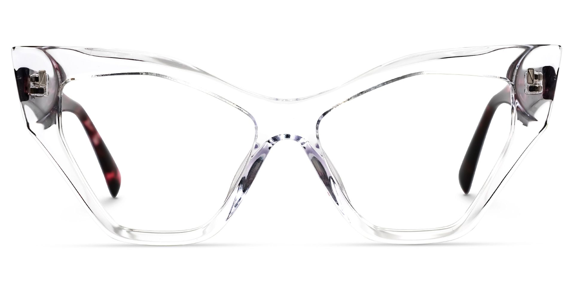 Debaise Geometric Clear Glasses | ZEELOOL Canada0