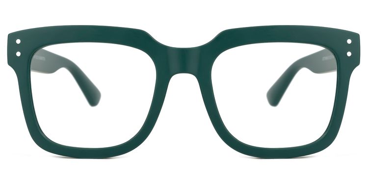 Liizbeett Square Green Glasses