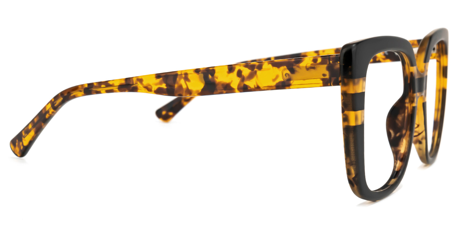 Brenda Square Black Glasses | ZEELOOL Canada2