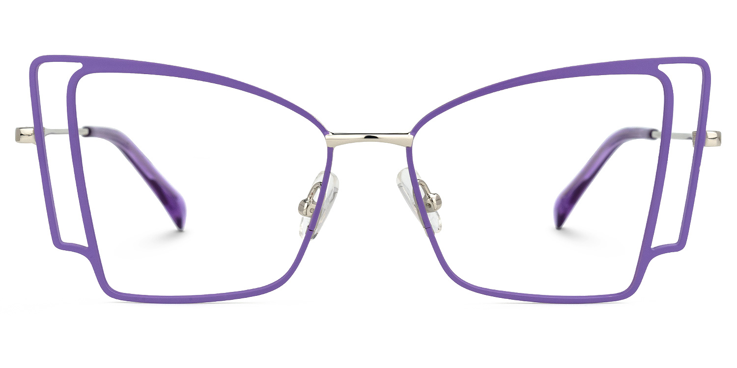 Tapacia Geometric Purple Glasses0