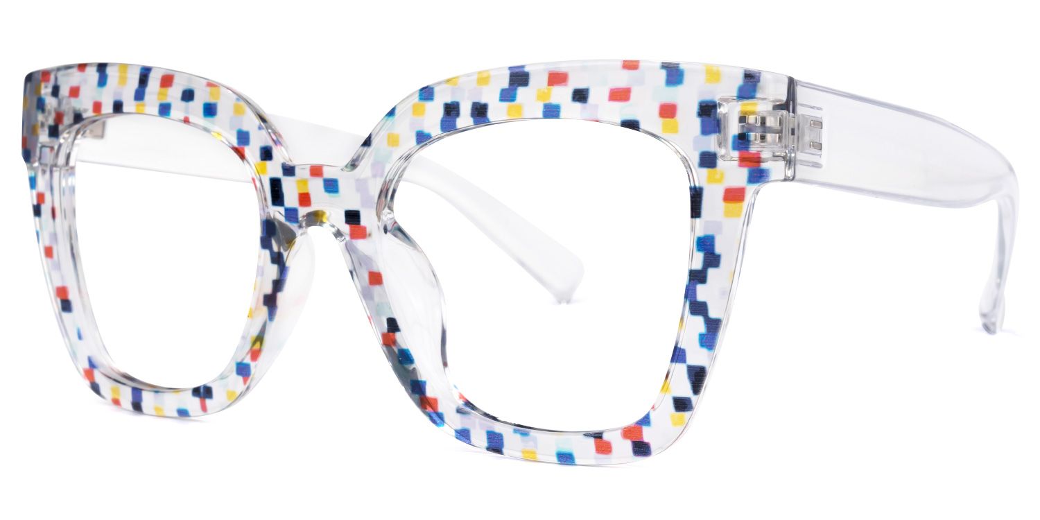 Malcolm Square Colorful Glasses | ZEELOOL Canada1