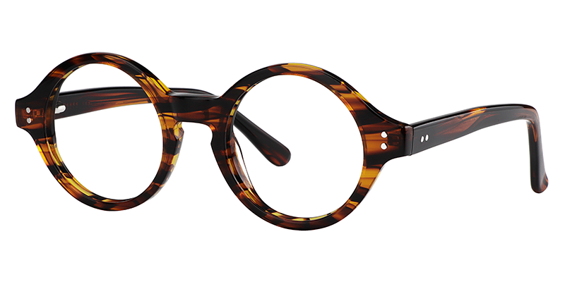 Giggs Round Eyeglasses with Tortoise Narrow Frame2