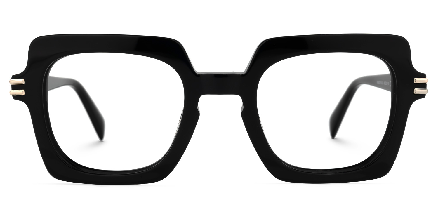 Nogueda Square Black Glasses | ZEELOOL Canada0