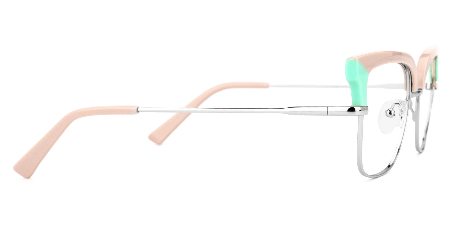 Marcsa Browline Dusty-Pink Glasses | ZEELOOL Canada2