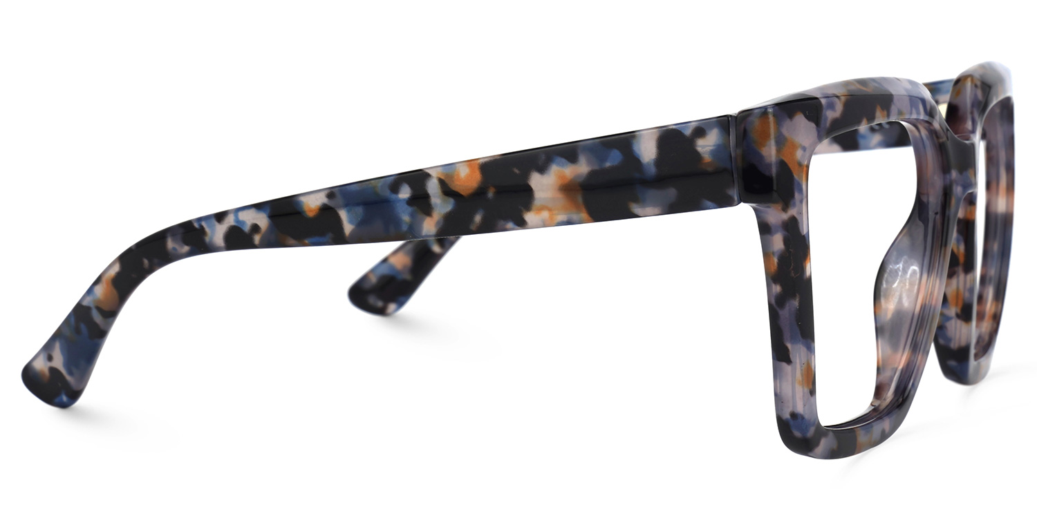 Coleman Square Blue-Floral Glasses2