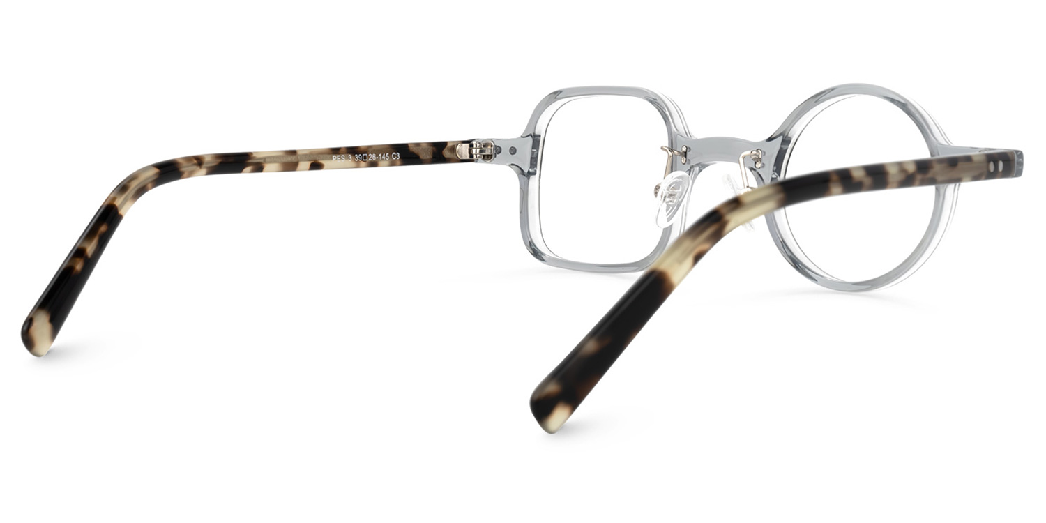 Render Asymmetric Gray Glasses | ZEELOOL Canada3