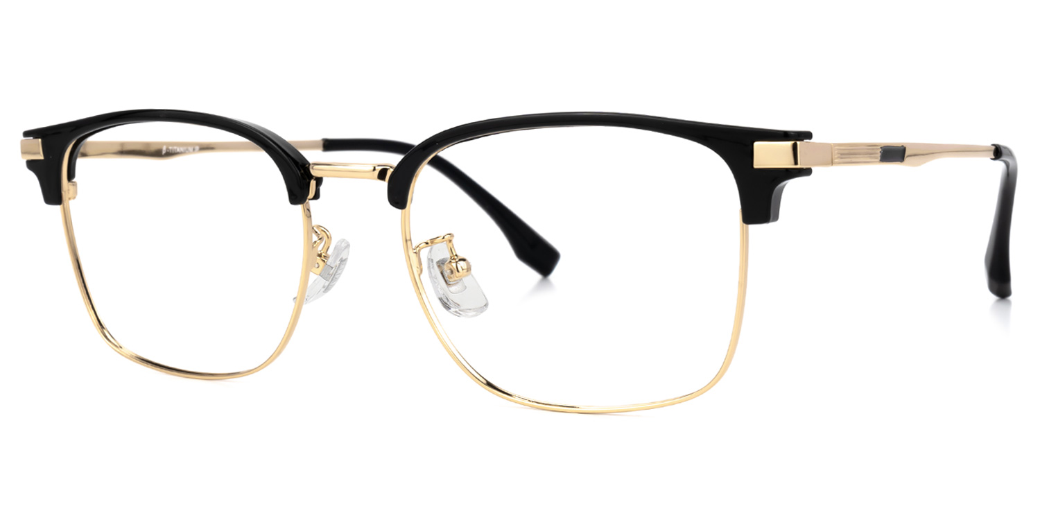 Turkessa Browline Gold Glasses | ZEELOOL Canada1