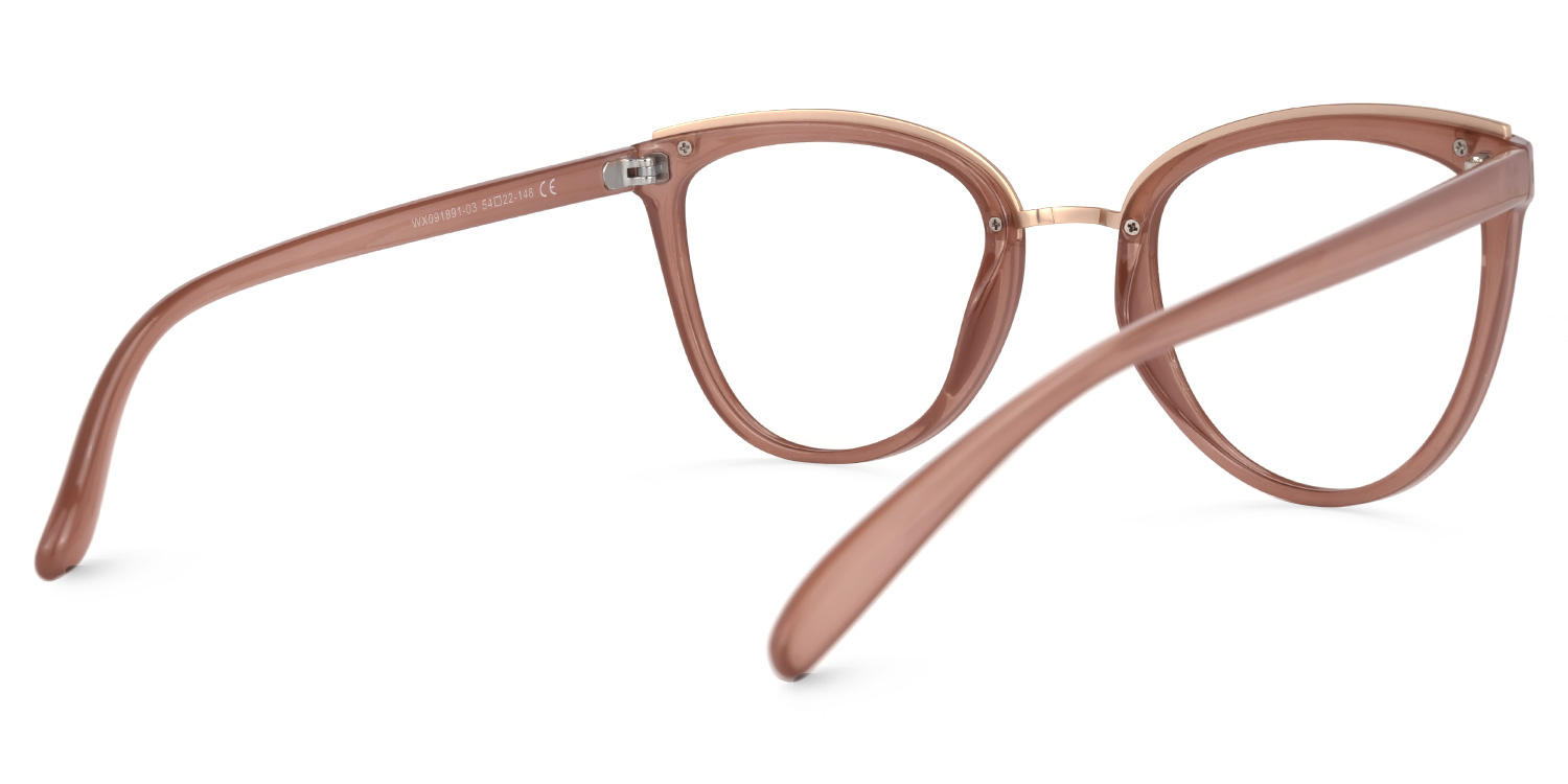 Keyshla Cateye Brown Glasses3