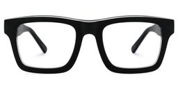 Riley Rectangle Dark-Gray Glasses2