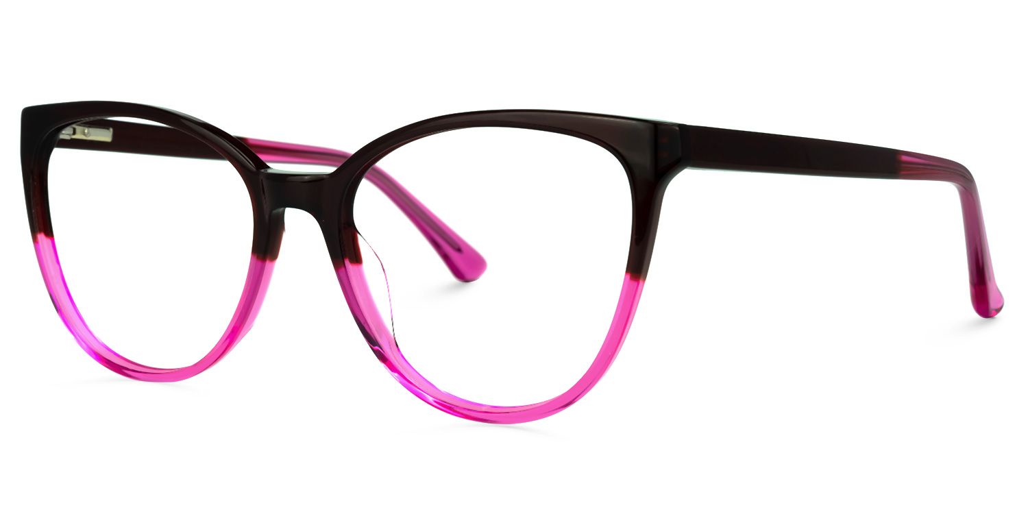 Rosario Cateye Purple Glasses | ZEELOOL Canada1