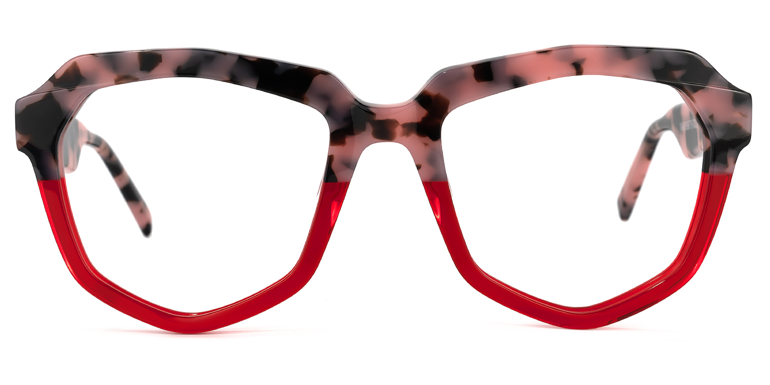 Fondren Geometric Two-Tone Glasses | ZEELOOL Canada0