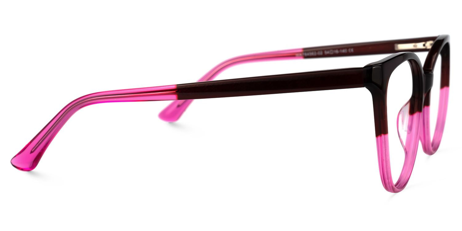 Rosario Cateye Purple Glasses | ZEELOOL Canada2