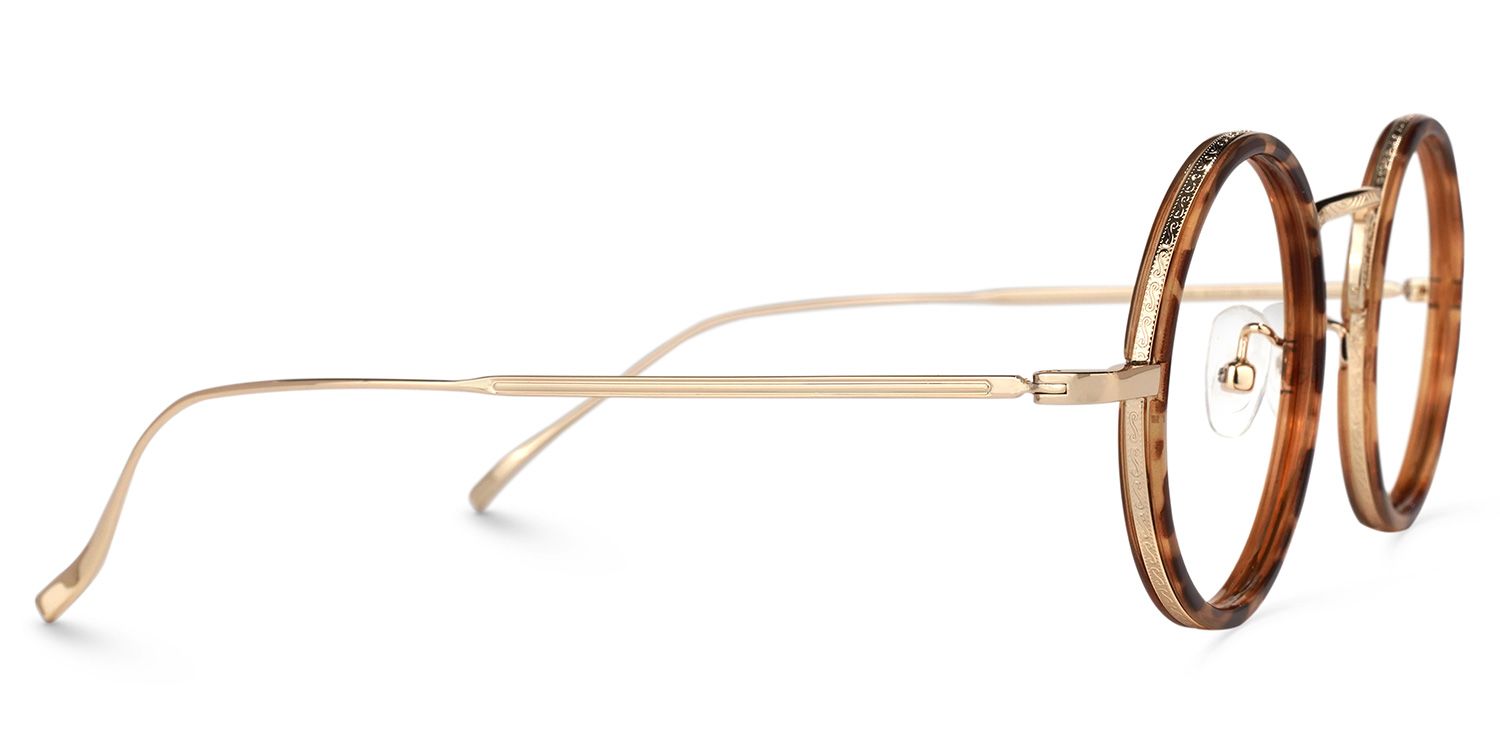 Alisa Round Tortoise Glasses | ZEELOOL Canada2