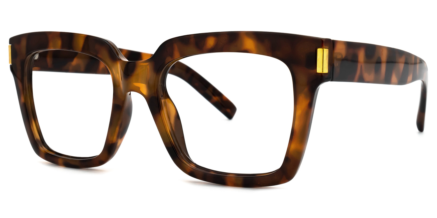 Johana Square Tortoise Glasses | ZEELOOL Canada1