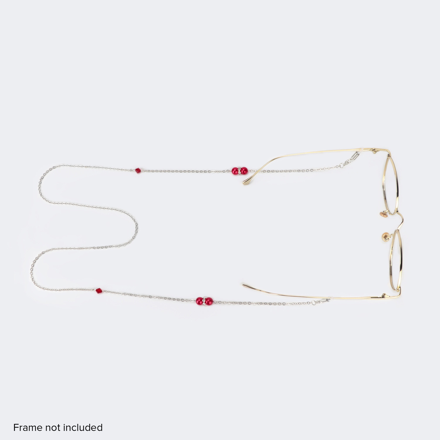 Red Beads Eyeglasses Chain-020